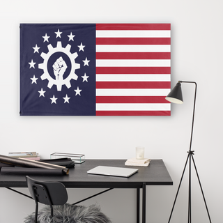 Cog and Fist flag (NukeNerd64)