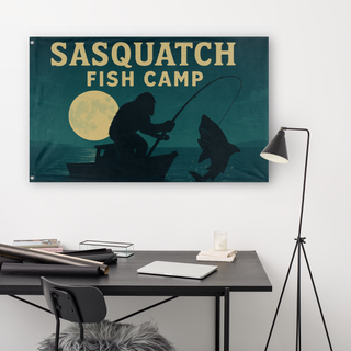 Sasquatch Fish Camp flag (BSwafford)