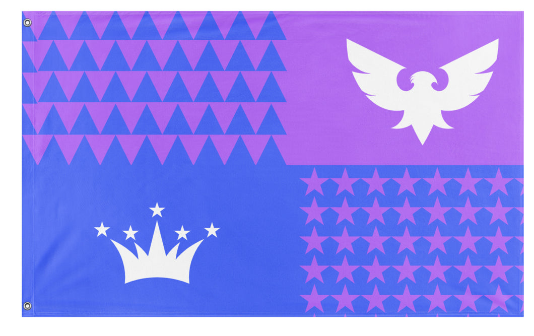 Phoenix and Crown Drag Pride flag (Rhiza)