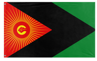 Pan African Socialist flag (Rhiza Stirning)