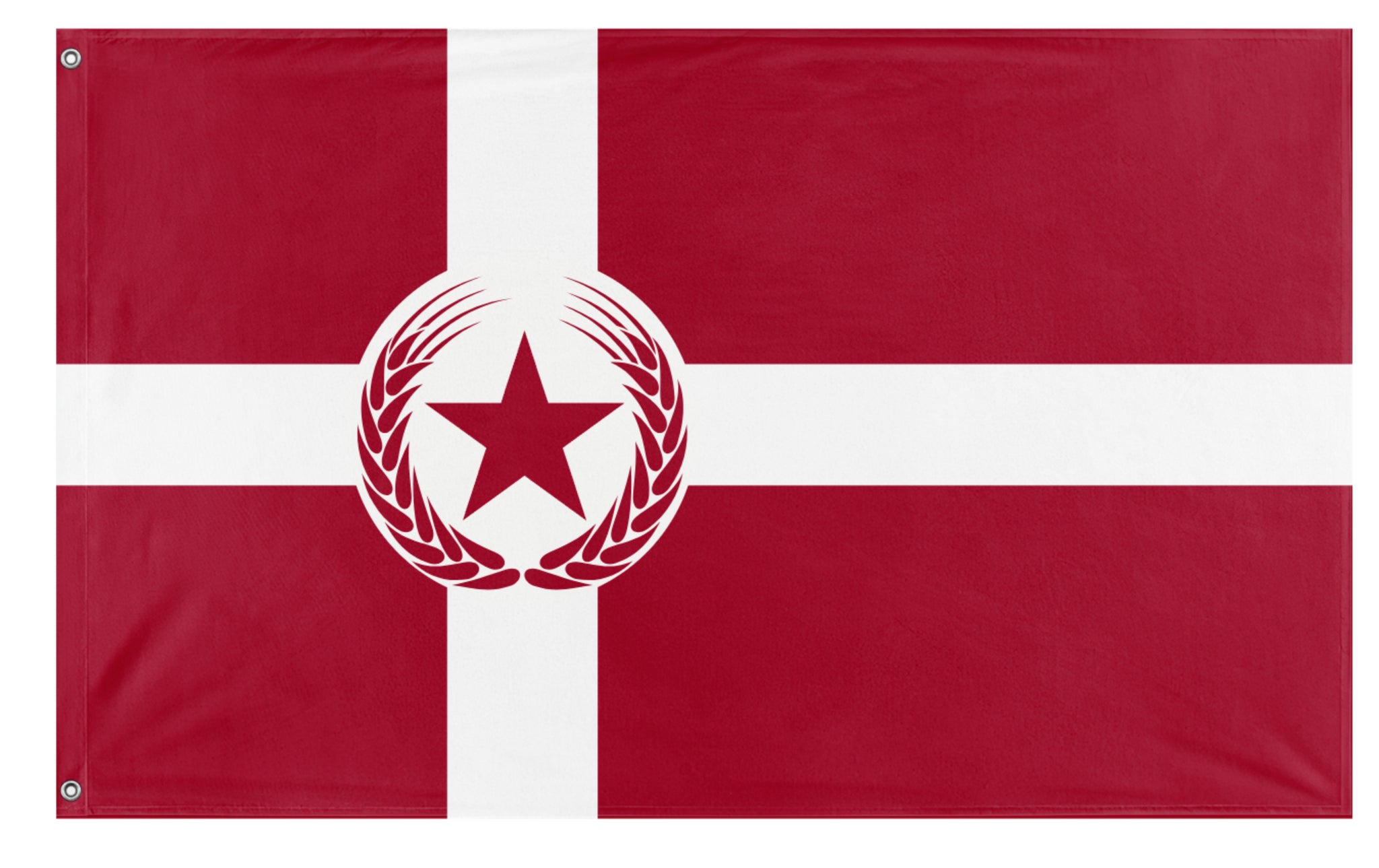 Communist Denmark flag (Cover) (Hidden) – Flagmaker & Print