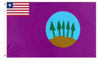 Bomi County flag (Liberia)