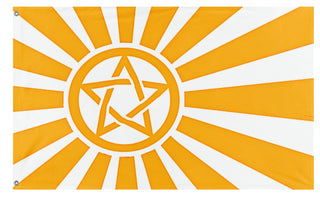 Rising Pentagram Sun flag (DeSupremeOdessey)