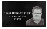 Flashlight is on flag (Page Judge)