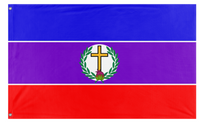 Tabernacle Flag (Flaming Trashcans)