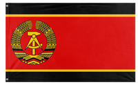 ddr flag (erich von  honeccker)