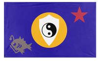 Never Stop Exploring flag (Franco Aguinot)