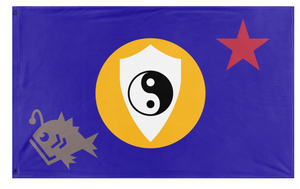 Never Stop Exploring flag (Franco Aguinot)