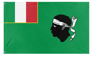 Italian colony of Corsica flag (bored guy)