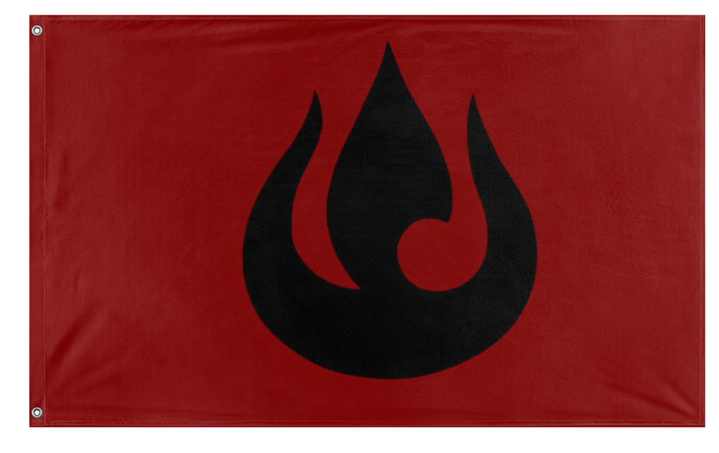 Fire Nation Flag Orion Cochran Hidden Flagmaker Print fire-nation-flag-orion-cochran-hidden-flagmaker-print