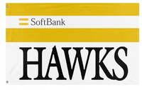 SoftBank Hawks flag (Takuya Onuki)