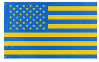 American Aid Workers in Ukraine flag (Flagmaker & Print)