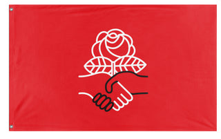 Democratic Socialist,s of America flag (Robert) (Hidden)