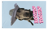 ROOTIN TOOTIN flag (Adele)