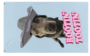 ROOTIN TOOTIN flag (Adele)