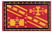 Hillman - Perez - Moreno Family heraldic flag (N. T. Hill)