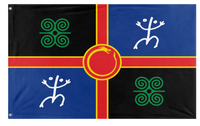 Afro-Puerto Rican 2000 Born Flag (Valk)