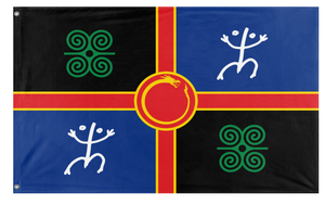 Afro-Puerto Rican 2000 Born Flag (Valk)
