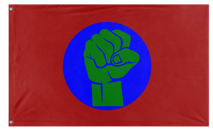 leftist pan-humanist flag (zygoat industries )