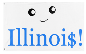 totally serious illinois flag def not a joke at all ;3 flag (Me :))