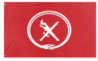 Sword, Torch and Ouroboros flag (Conaugh Dwyer)