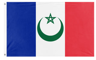 French Morocco flag (Casablanca)