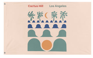 Cactus Hill, Los Angeles flag (Custom Product)