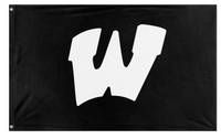 Warriors Blackwhite flag (Dickerson)
