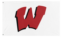 Warrior White/red flag (Dickerson)