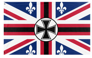 German-French-British Unitary State flag (elija601)