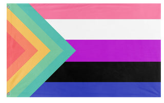 Pansexual and genderfluid  flag (Polska patelnia) (Hidden)