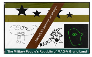 The Military Peoples Republic of MAG-V Grand Land flag (Mateo Alessandro Gomez-Villalta)