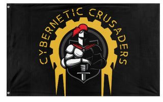 Team 6190 Cybernetic Crusaders flag (Aaqil Hussain)