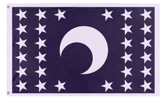 Lunar Equestria Vertical flag (Moonatik)