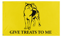 Treats! flag (Dog you will give treats to)