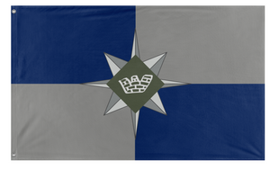 mural crown on compass rose flag (kaze)