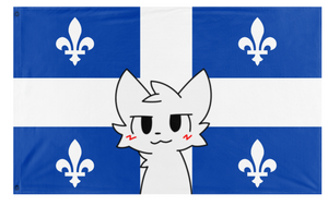 Boykisser Quebec (Embrasser de Garcon Quebec) flag (LynxSolstice)