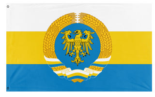 Silesia in style of DDR flag (Schlesier)