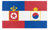 Unified Korea in the style of Austria-Hungary Flag (DT)