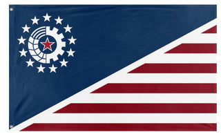 Libertarian Socialist USA flag (Zephyr Nuban)