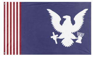 Judaeo-Christian Nationalist America  flag (DT)