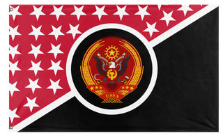Fully United Syndicalist America flag (Lenerd The Nerd)