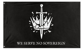 WE SERVCE NO SOVEREIGN flag (/u/jdmiller28)