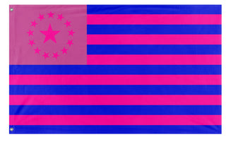Bisexual states flag (Flag marker print)