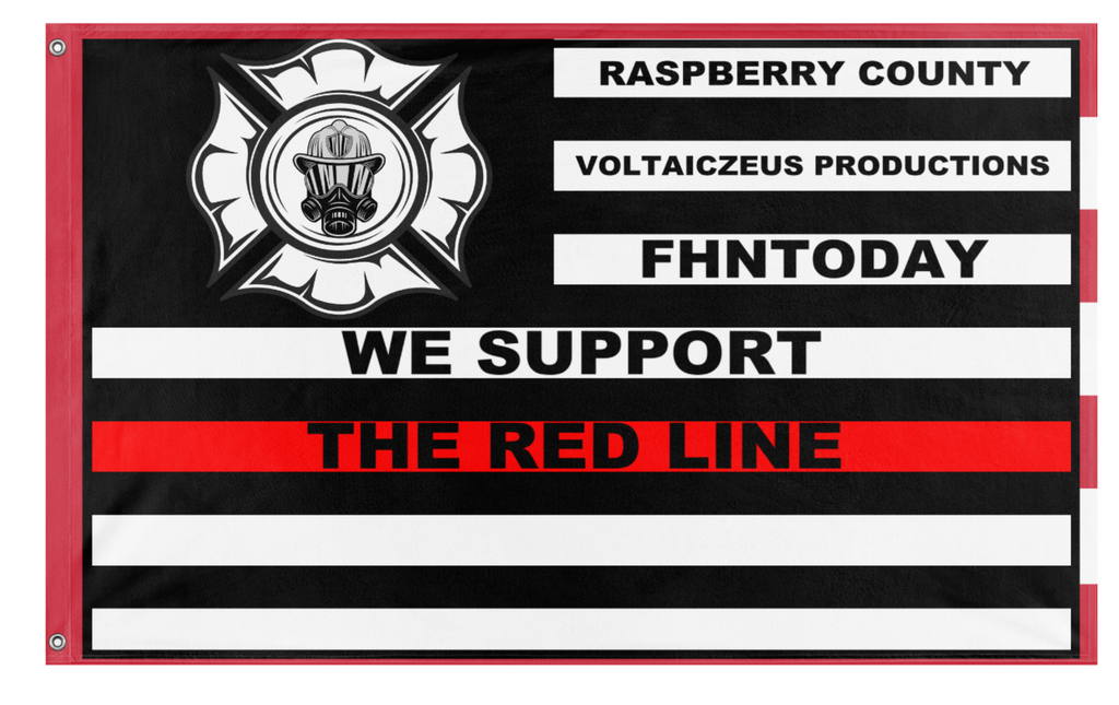 We Support The Red Line flag (Adam Williams) – Flagmaker & Print