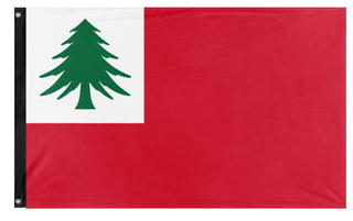 Ensign of New England (pine only) flag (me)