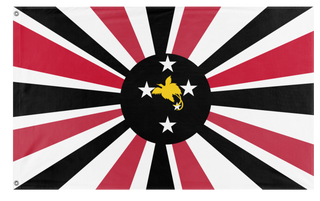 Japanese puppet state of Papua New Guinea  flag (DT)