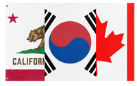 CaliforniaKoreaCanada flag (JK)