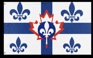 French Canada Independence Movement  flag (DT)