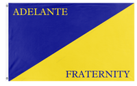 Adelante Fraternity flag (Jared Jobe)